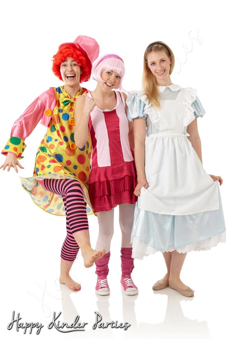 Happy Kinder Parties - Children's Party Entertainers Monsters Trio Costume