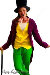Happy Kinder Parties - Children's Party Entertainers Willy Wonka Costume